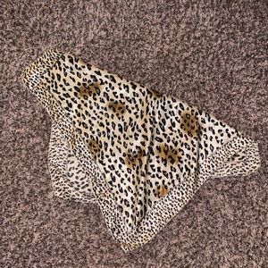 Cheetah print wild rag